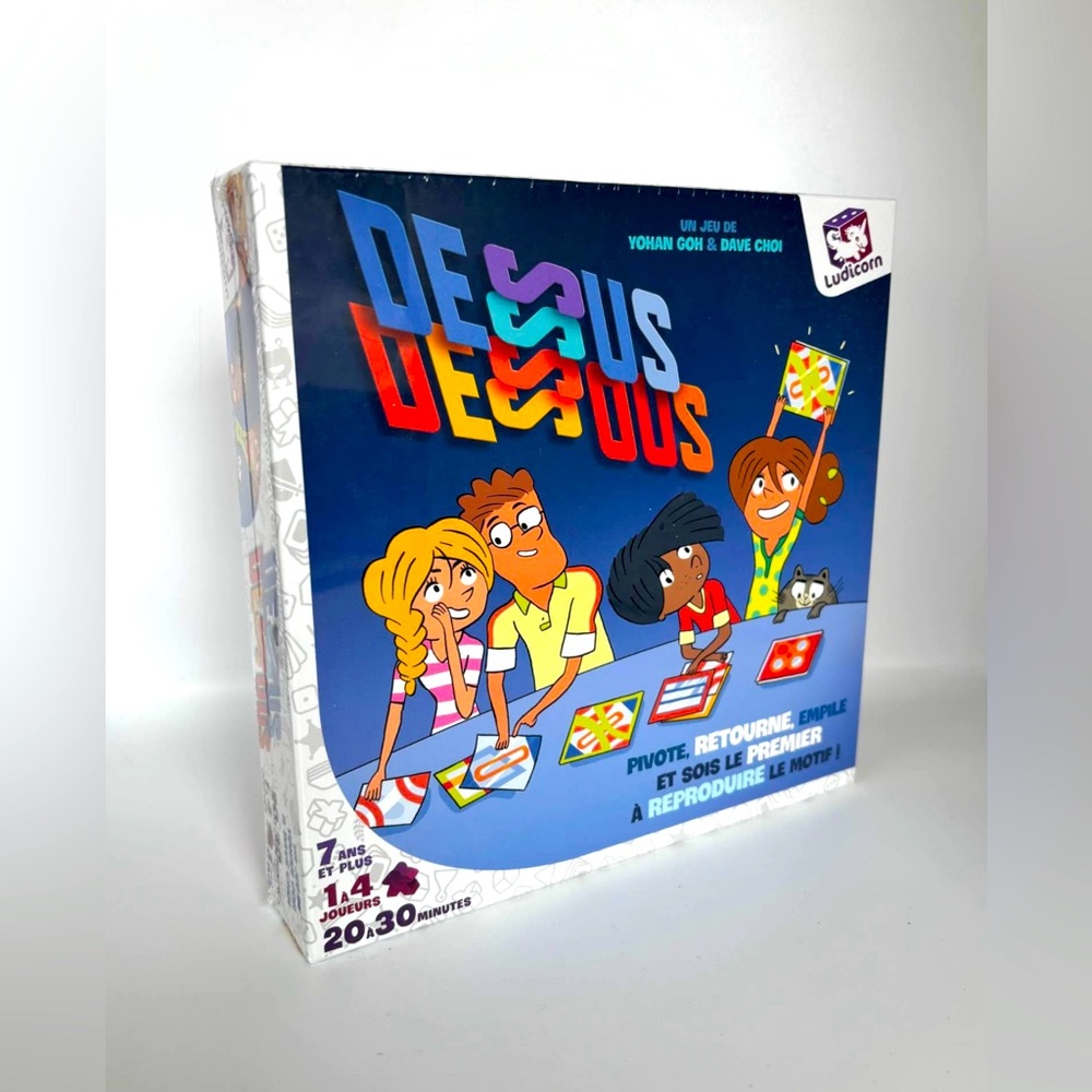 FRENCH Dessus Dessous Jeu Éducatif NEUF 7 ans + Educational Game